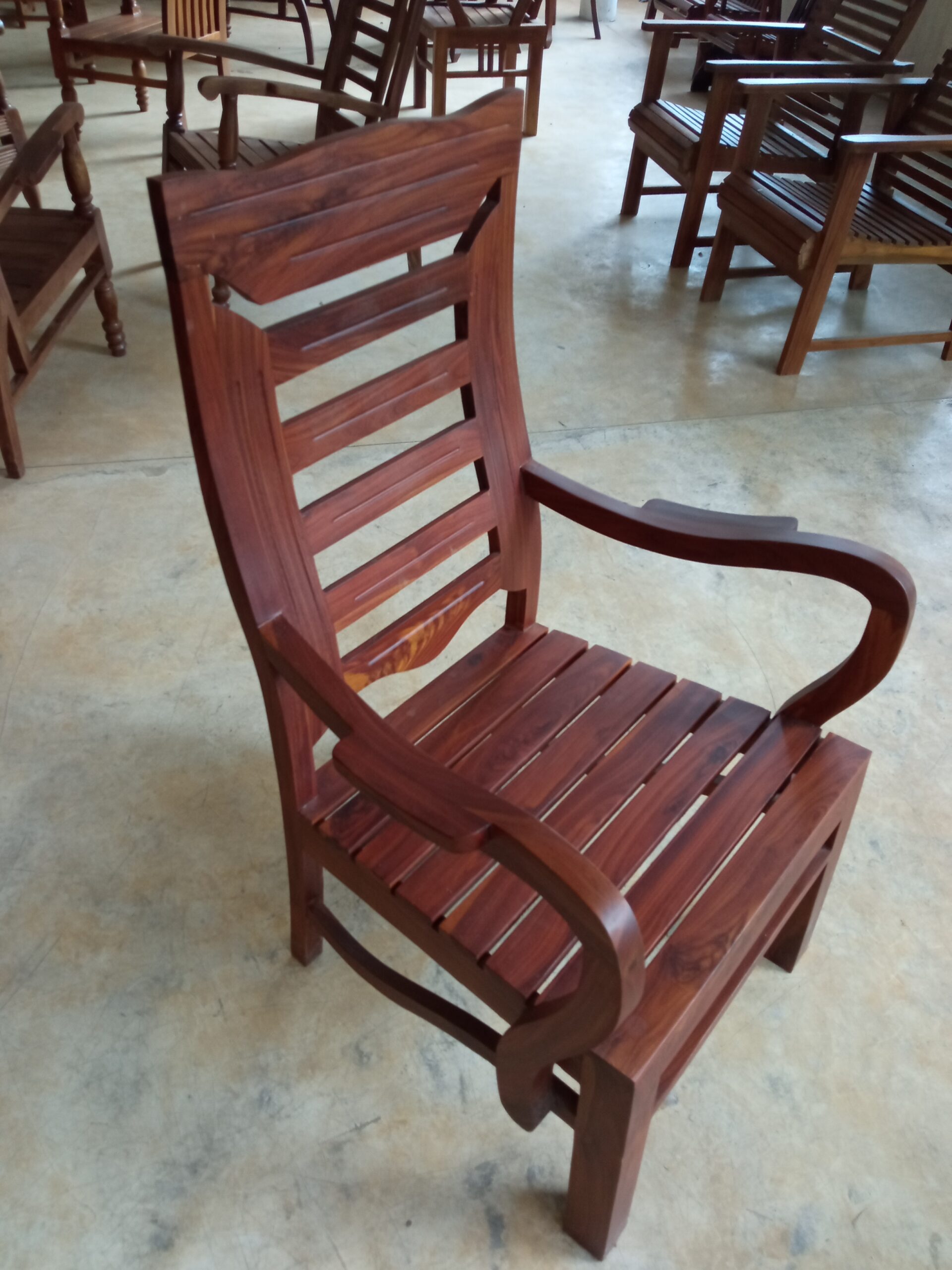 Nedun Mat finish veranda chair Priyankara Furniture (PVT) LTD